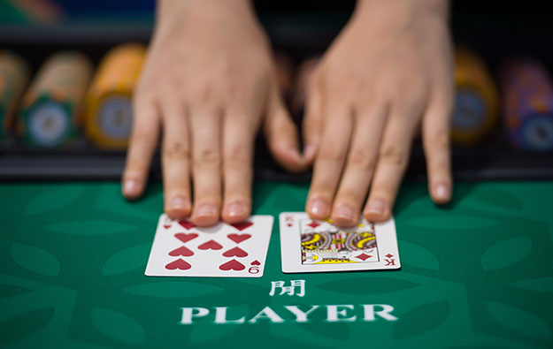 Baccarat table