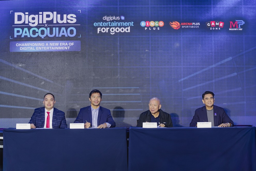 DigiPlus Pacquiao 合作仪式