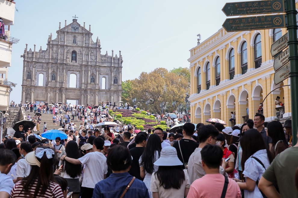澳门五一黄金周游客